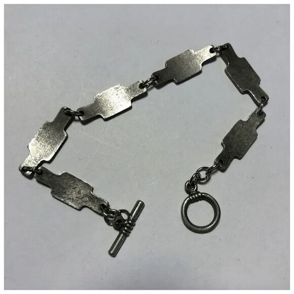 Vintage Christian “In All Thy Ways Acknowledge Him” 8” Pewter Bracelet - Picture 4 of 6